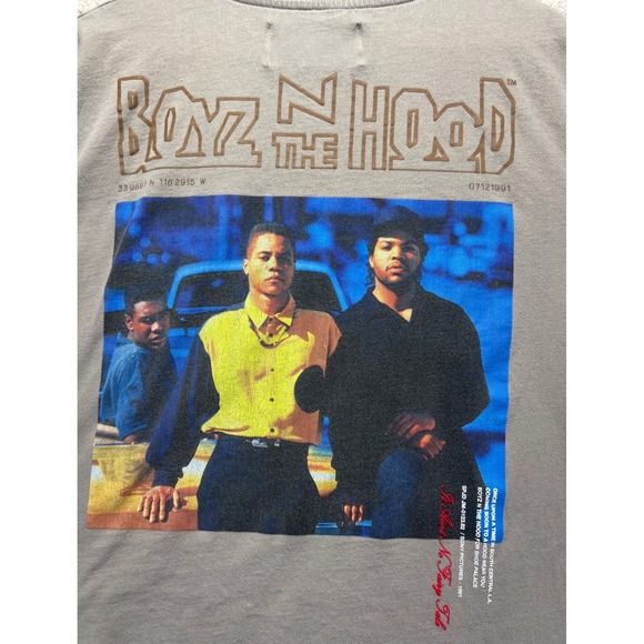 Boyz‎ N The Hood Movie Promo T Shirt Shoe Palace XL Gray Graphic Tee - Picture 9 of 9